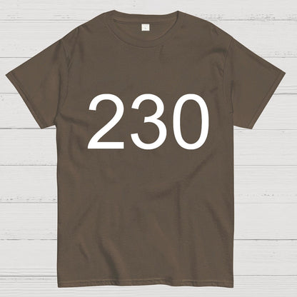 Number 230 Game Movie Geek T-Shirt