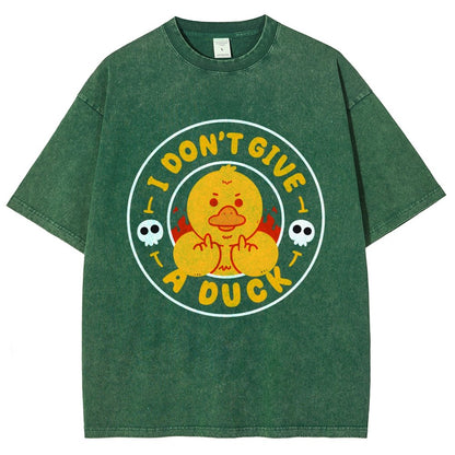 I Don’t Give A Duck Vintage Distressed T-shirt