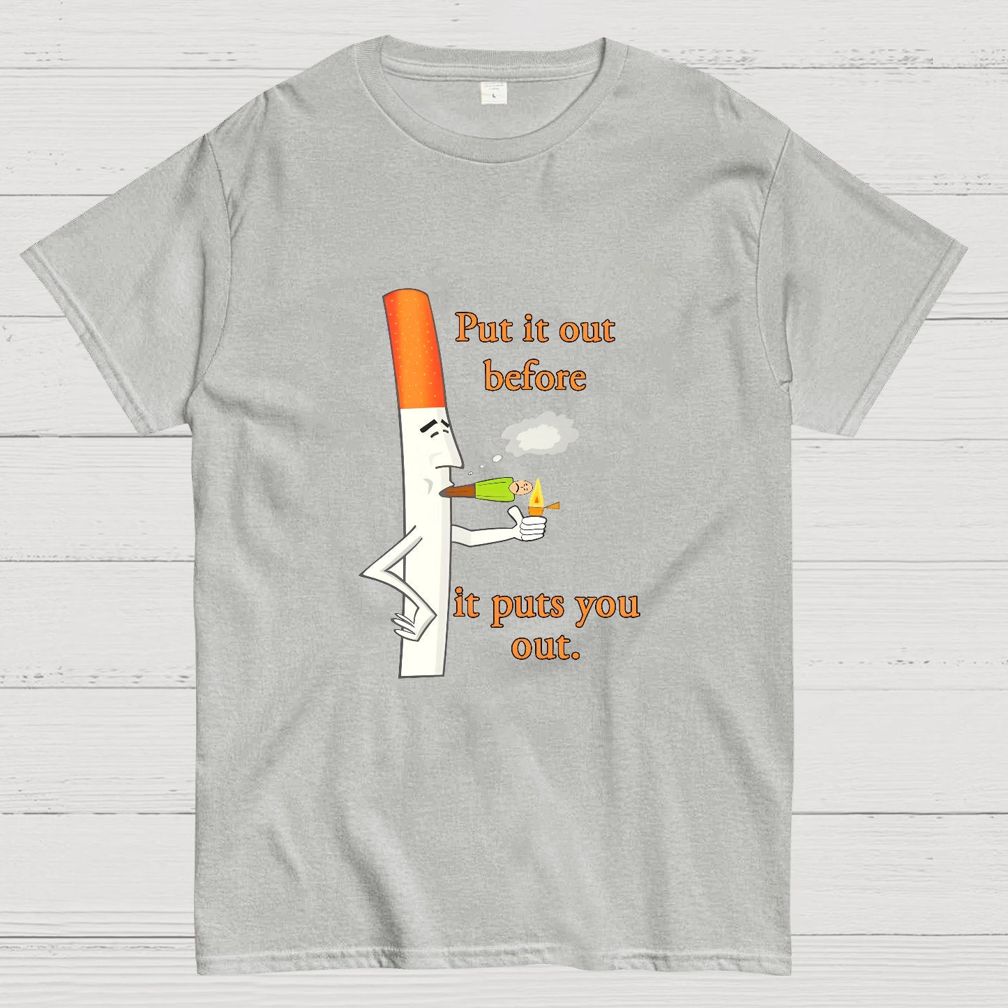 Put It Out Before It Puts You Out Geeky T-Shirt