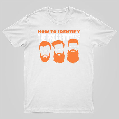 How To Identify The Programmer Funny Programmer Geeky T-Shirt