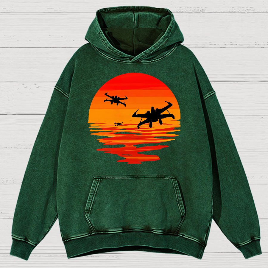 Geek Vintage Distressed Hoodie