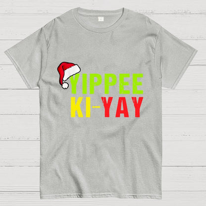 Yippee-Ki-Yay Funny Christmas Geek T-Shirt
