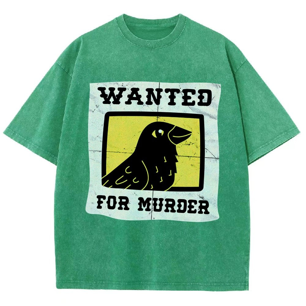 Crows Wanted Vintage Distressed T-shirt