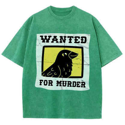 Crows Wanted Vintage Distressed T-shirt