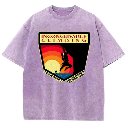 Inconceivable Climbing Vintage Distressed T-shirt