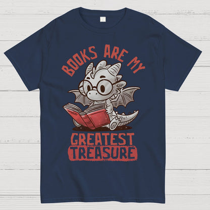 Books Are My Greatest Treasure Geek T-Shirt