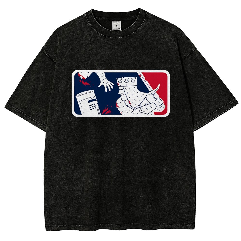 No-Pass League! Vintage Distressed T-shirt