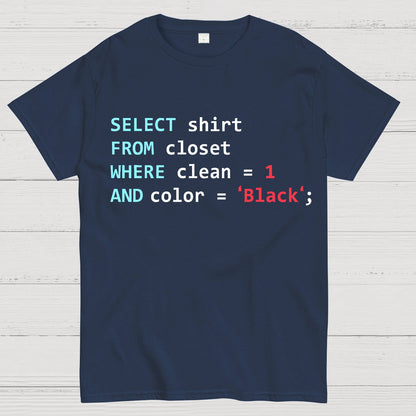 Programmer Database Geek T-Shirt