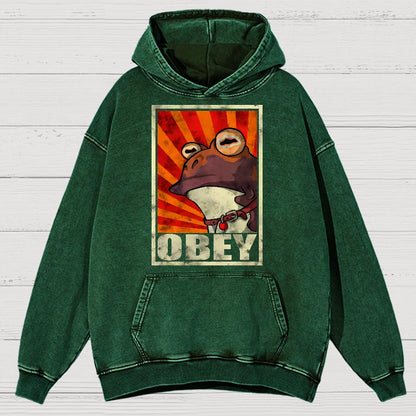 Obey Vintage Distressed Hoodie
