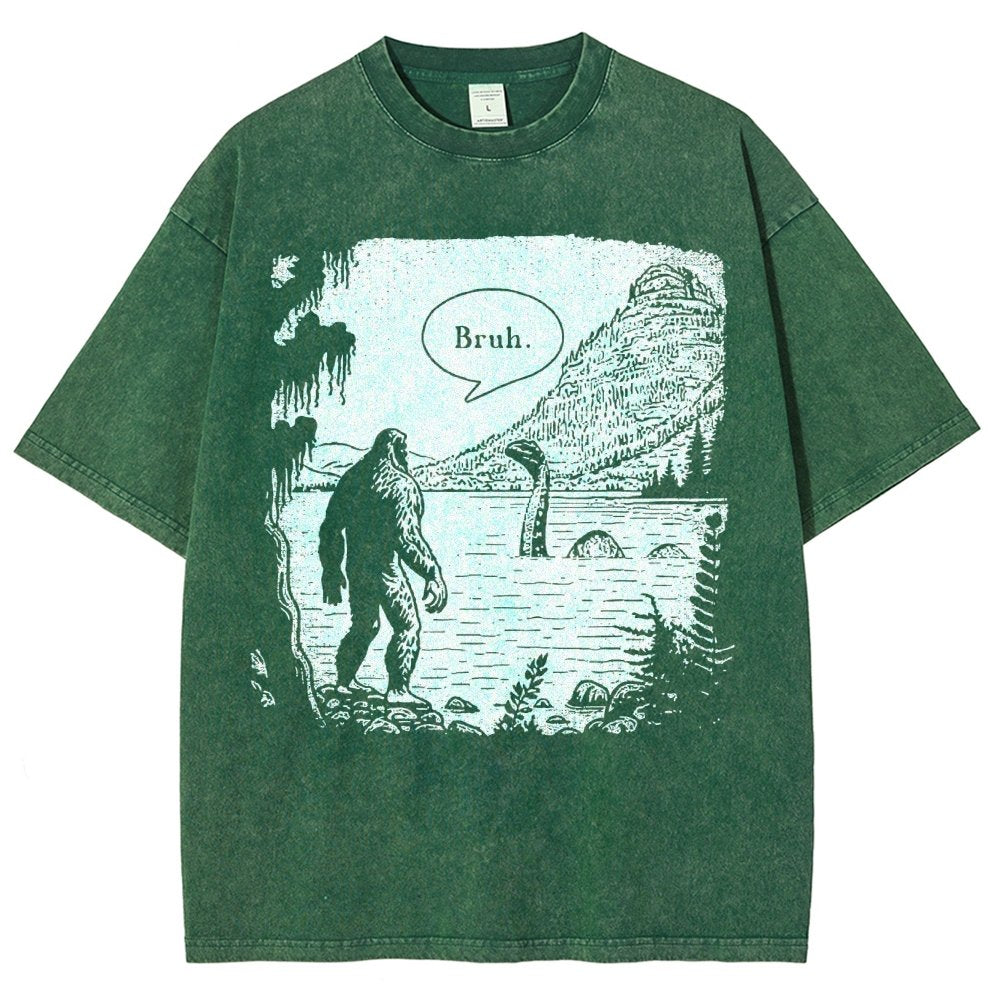 Bruh Vintage Distressed T-shirt