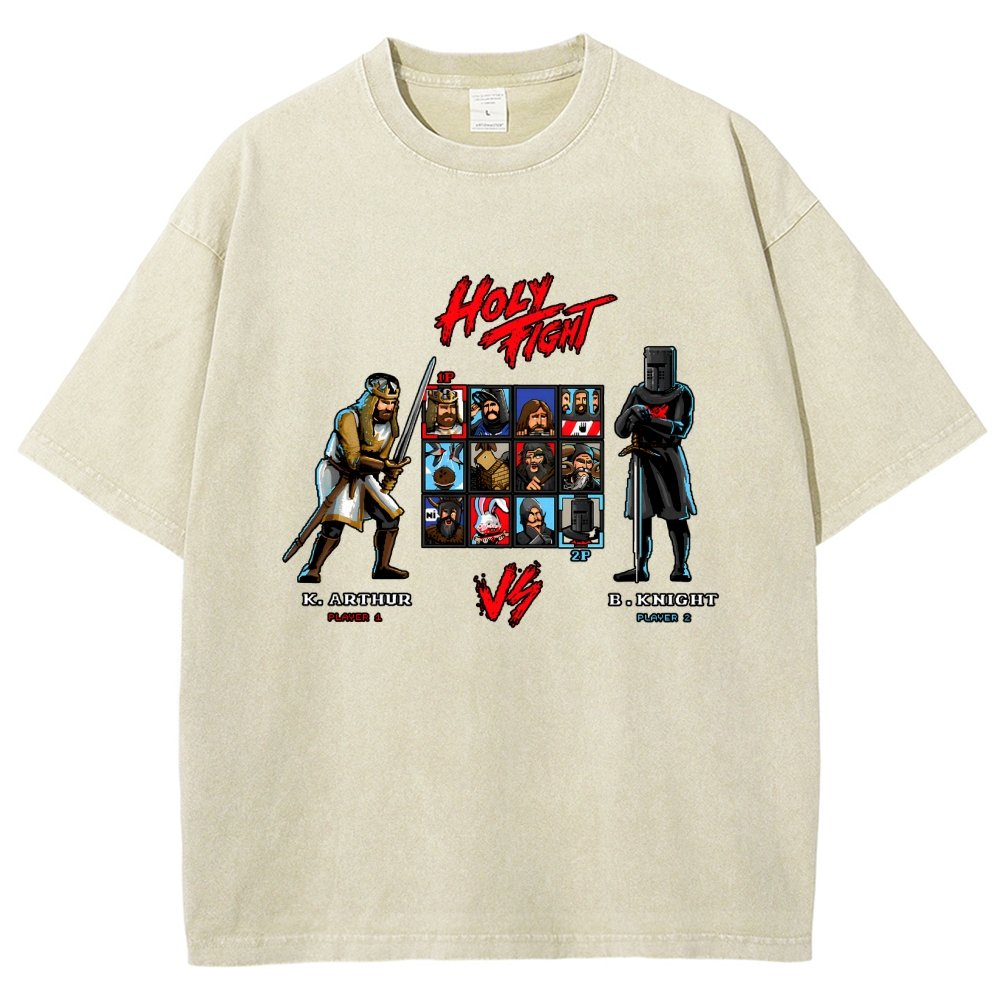 Holy Fight Vintage Distressed T-shirt