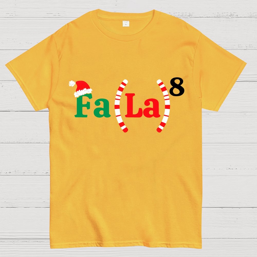Fa La La La La Christmas Math Geek T-Shirt