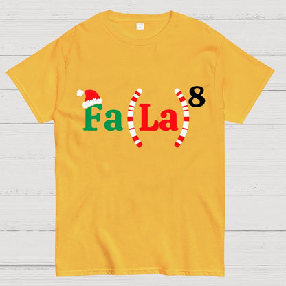 Fa La La La La Christmas Math Geek T-Shirt