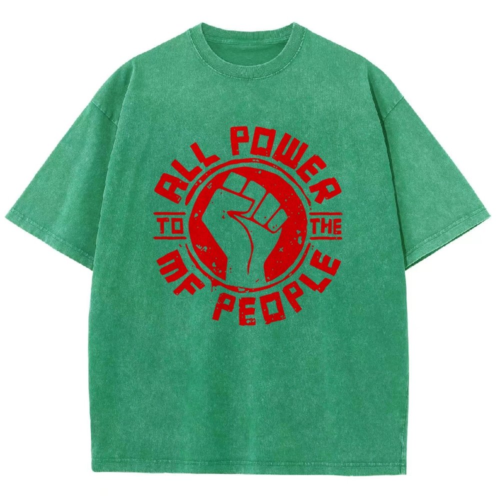 All Power Vintage Distressed T-shirt