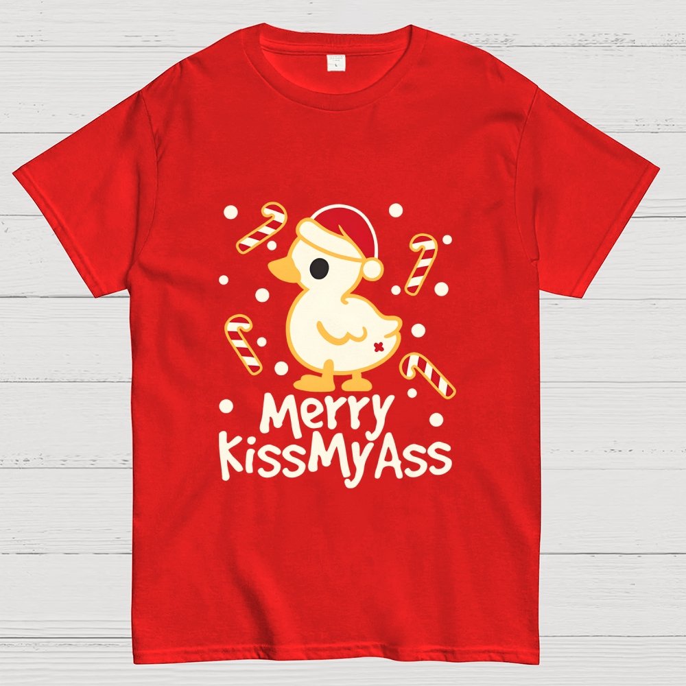 Duck Merry Kissmyass Geek T-Shirt