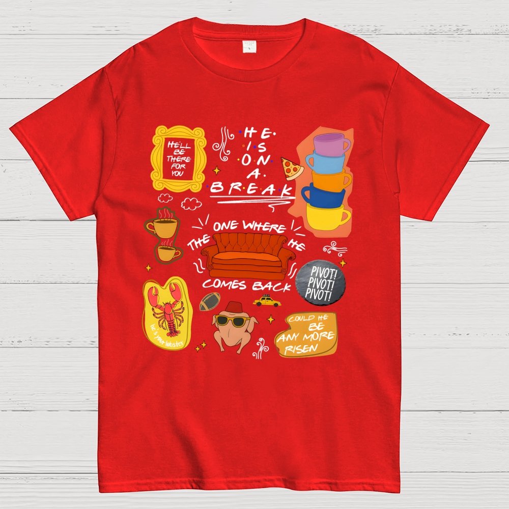 The one where he comes back Funny Easter Geek T-Shirt