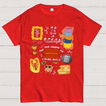 The one where he comes back Funny Easter Geek T-Shirt