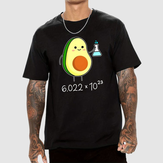 Avogadro's Number Pun. Cute Avocado Chemist Geek T-Shirt