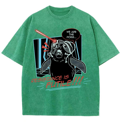 We Are Unstoppable Is Futile   Vintage Distressed T-shirt