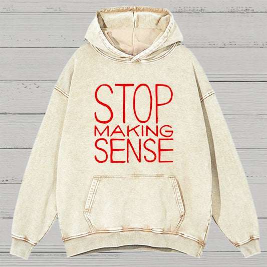Stop Making Sense Vintage Distressed Hoodie