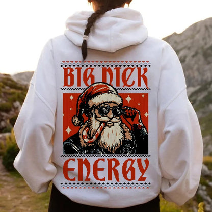 Big Nick Energy Printed Back Unisex Cotton Hoodie