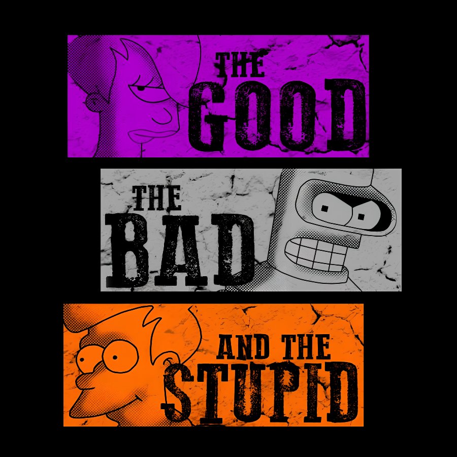 The Good, The Bad and The Stupid Nerdy T-Shirt
