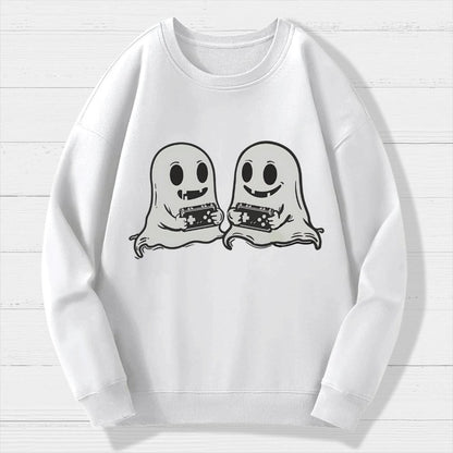 Video Game Ghosts Brothers Geek Cotton Sweatshirt