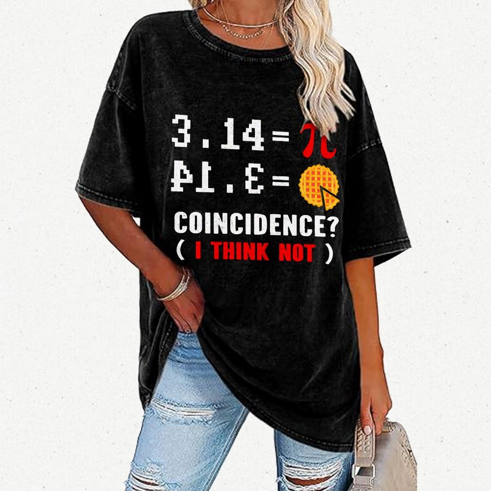 3.14 = pi coincidence (i think not) Vintage Distressed T-shirt