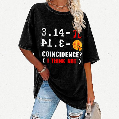 3.14 = pi coincidence (i think not) Vintage Distressed T-shirt