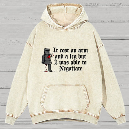 The Negotiation Vintage Distressed Hoodie