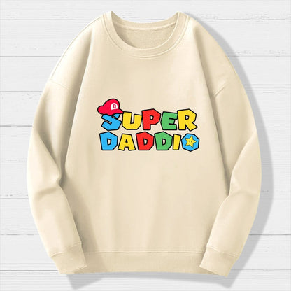 Super Daddio Geek Cotton Sweatshirt