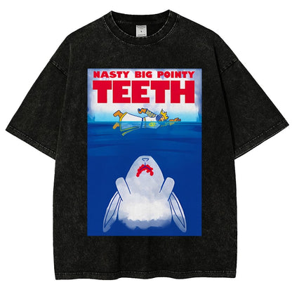 TEETH Vintage Distressed T-shirt