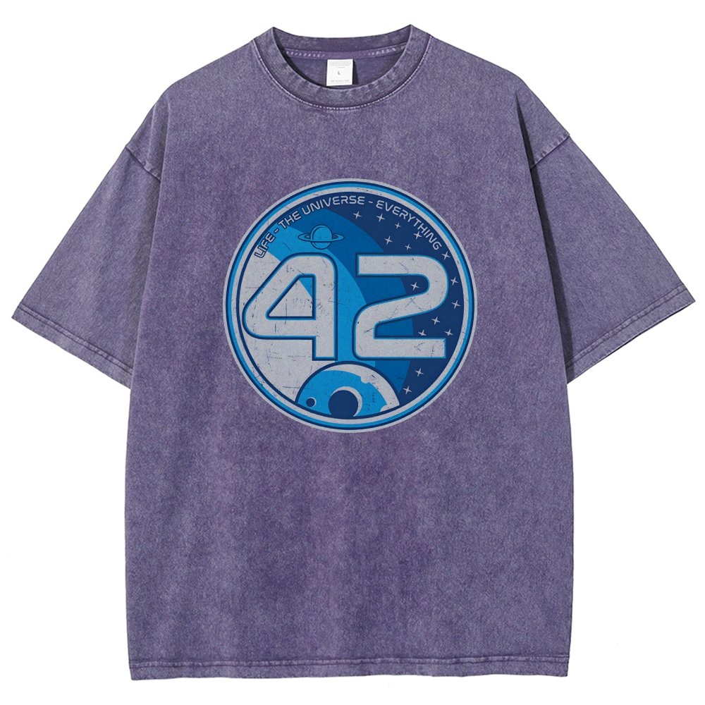 42- The Answer Vintage Distressed T-shirt