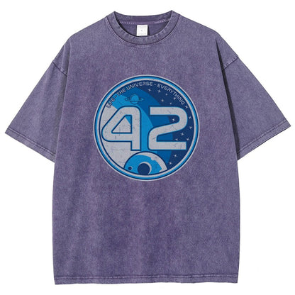 42- The Answer Vintage Distressed T-shirt