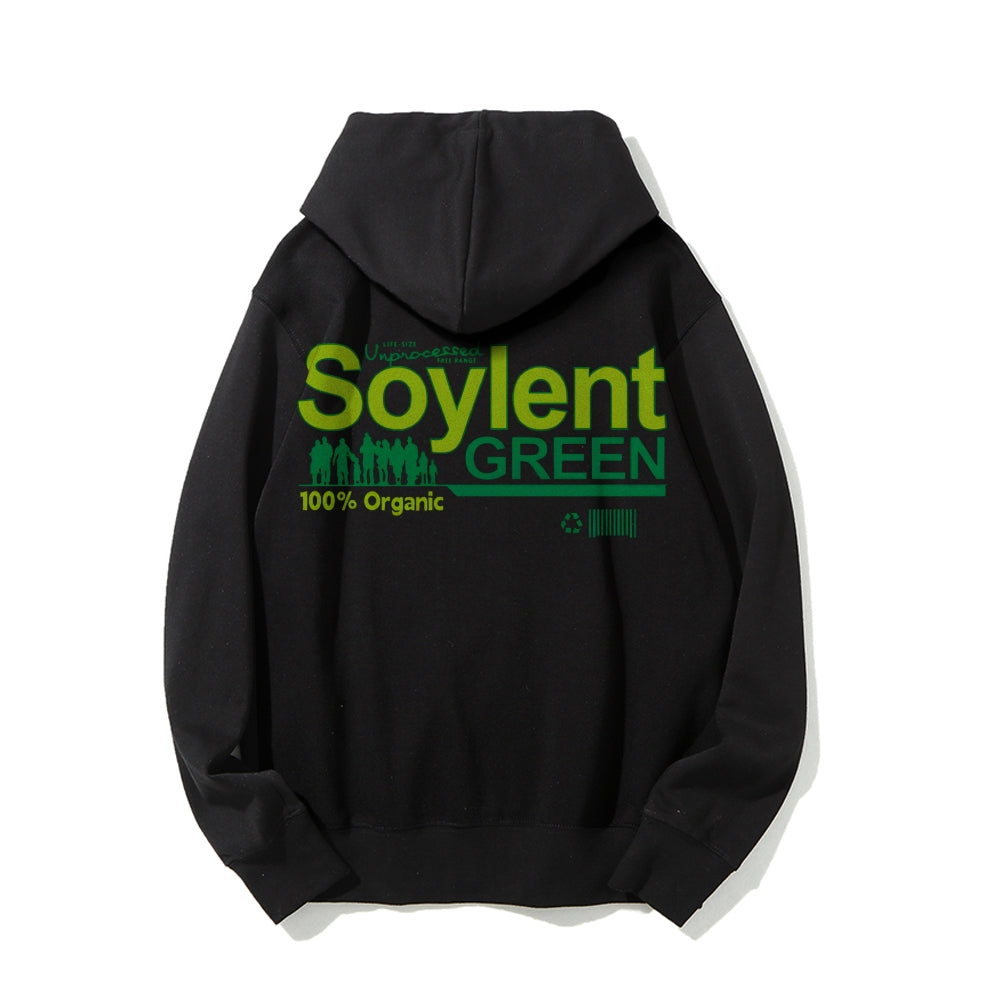 Soylent Green Printed Back Cotton Hoodie