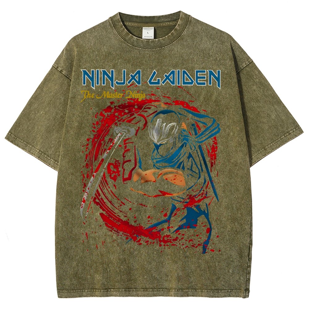 Super Ninja Vintage Distressed T-shirt