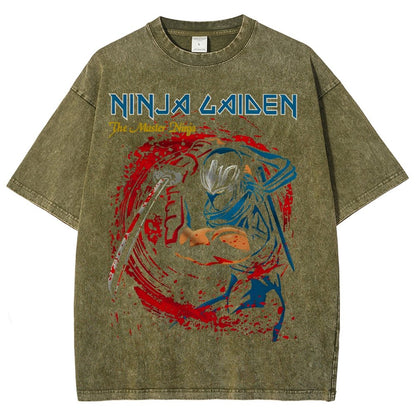Super Ninja Vintage Distressed T-shirt