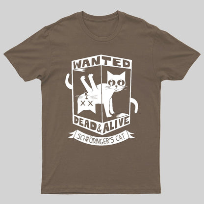 Schrödinger's Cat Mathe, Physics Geeky T-Shirt