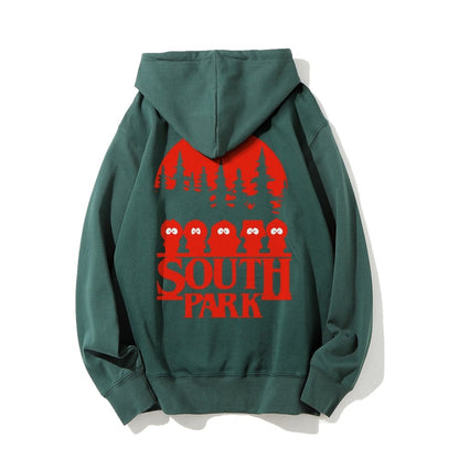 Stranger Park Inspired Art Printed Back Unisex Cotton Hoodie