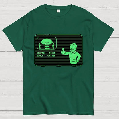 Surface Never Vault Forever Geek T-Shirt