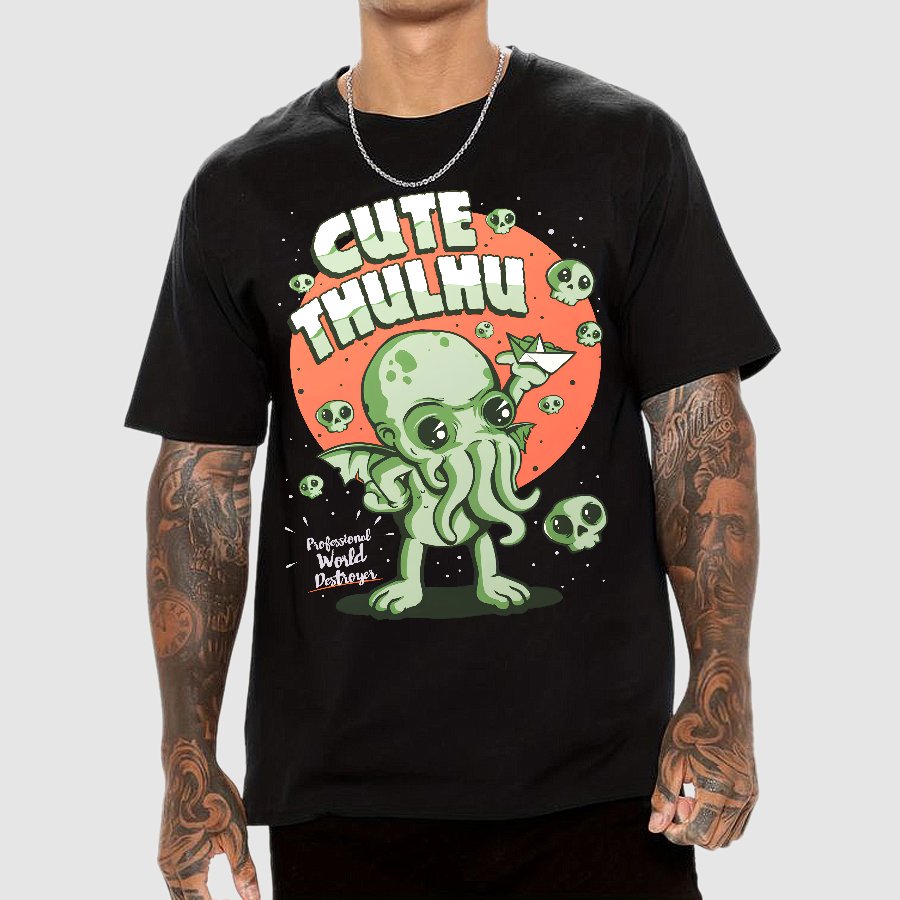 Cute Cthulhu Geek T-Shirt