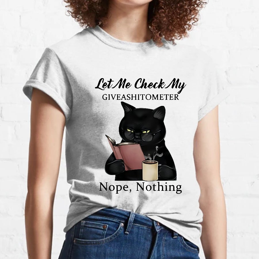 Cat Drinking Coffee Touch My Coffee I Will Slap You So Hard Nerdy T-Shirt