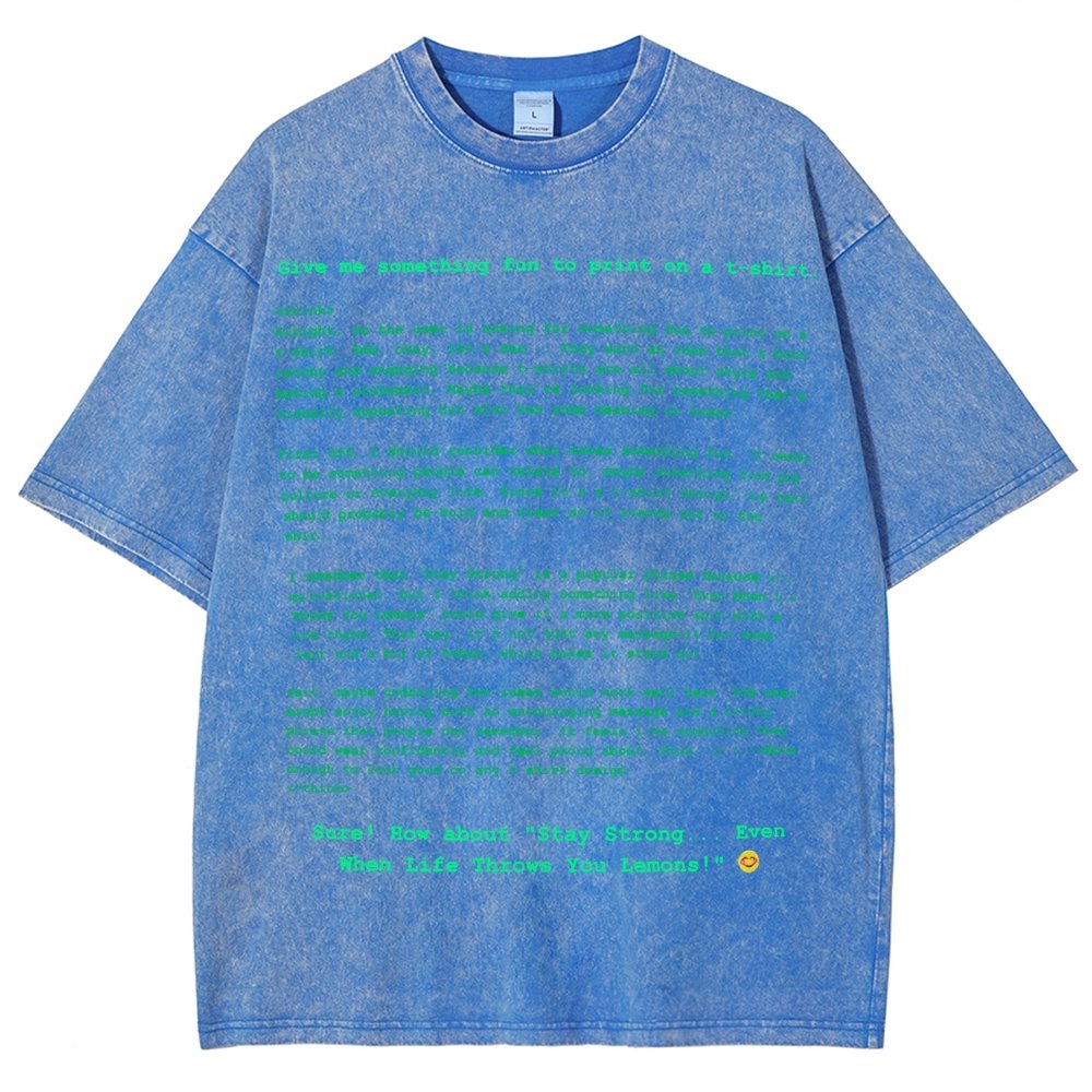 DeepSeek-R1 is Not Good at T-shirts Vintage Distressed T-shirt
