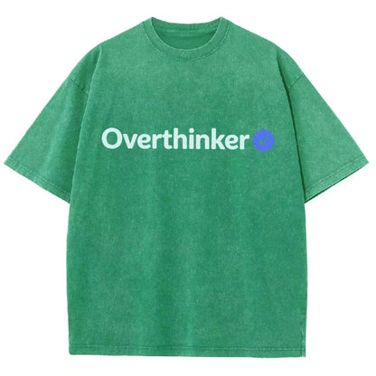 Certified Overthinker Vintage Distressed T-shirt