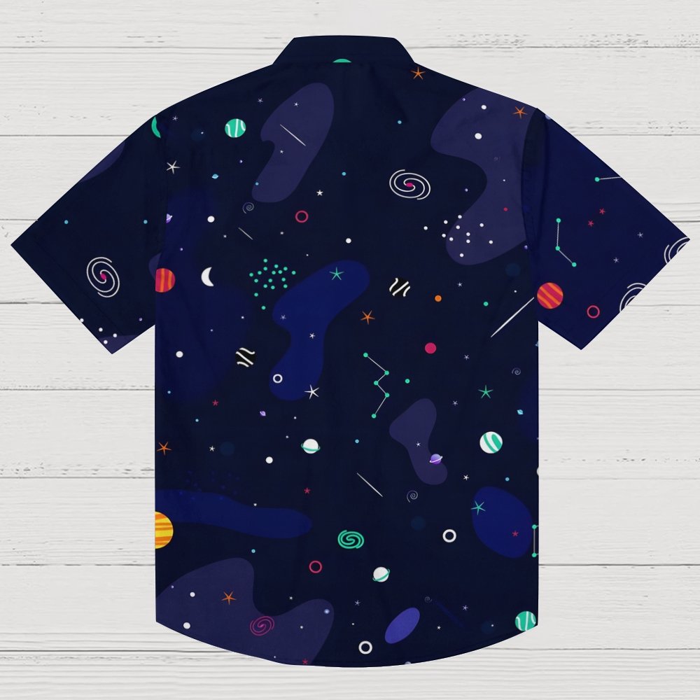 Galaxy Planet Series Print Geeky Shirt