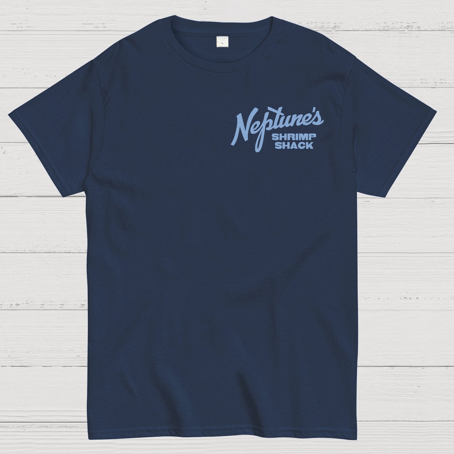Neptune's Shrimp Shack Front And Back Printing Geek T-Shirt