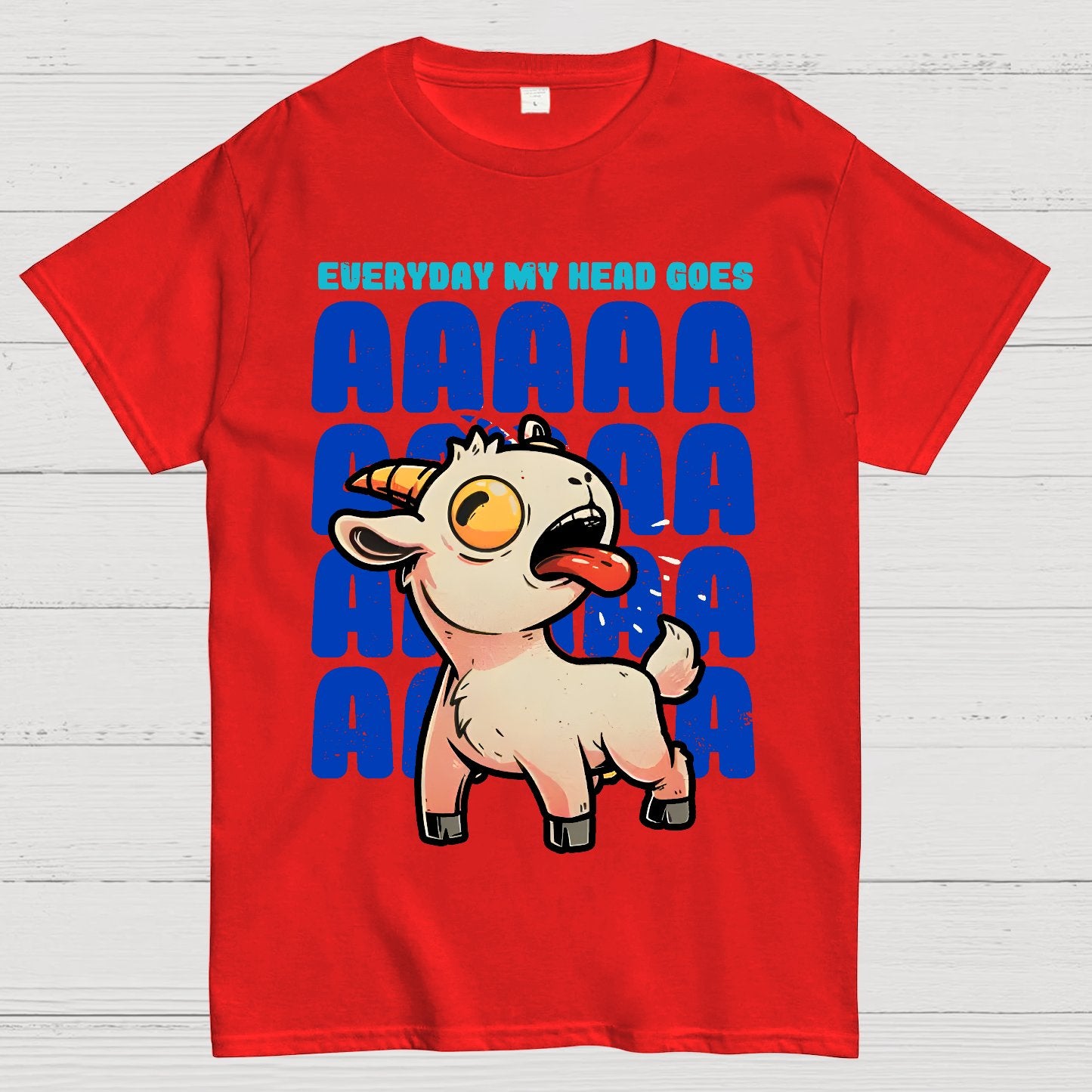 Everyday My Head Goes AAA Geek T-Shirt