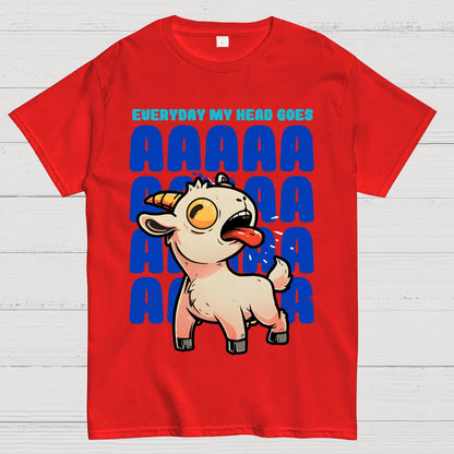 Everyday My Head Goes AAA Geek T-Shirt