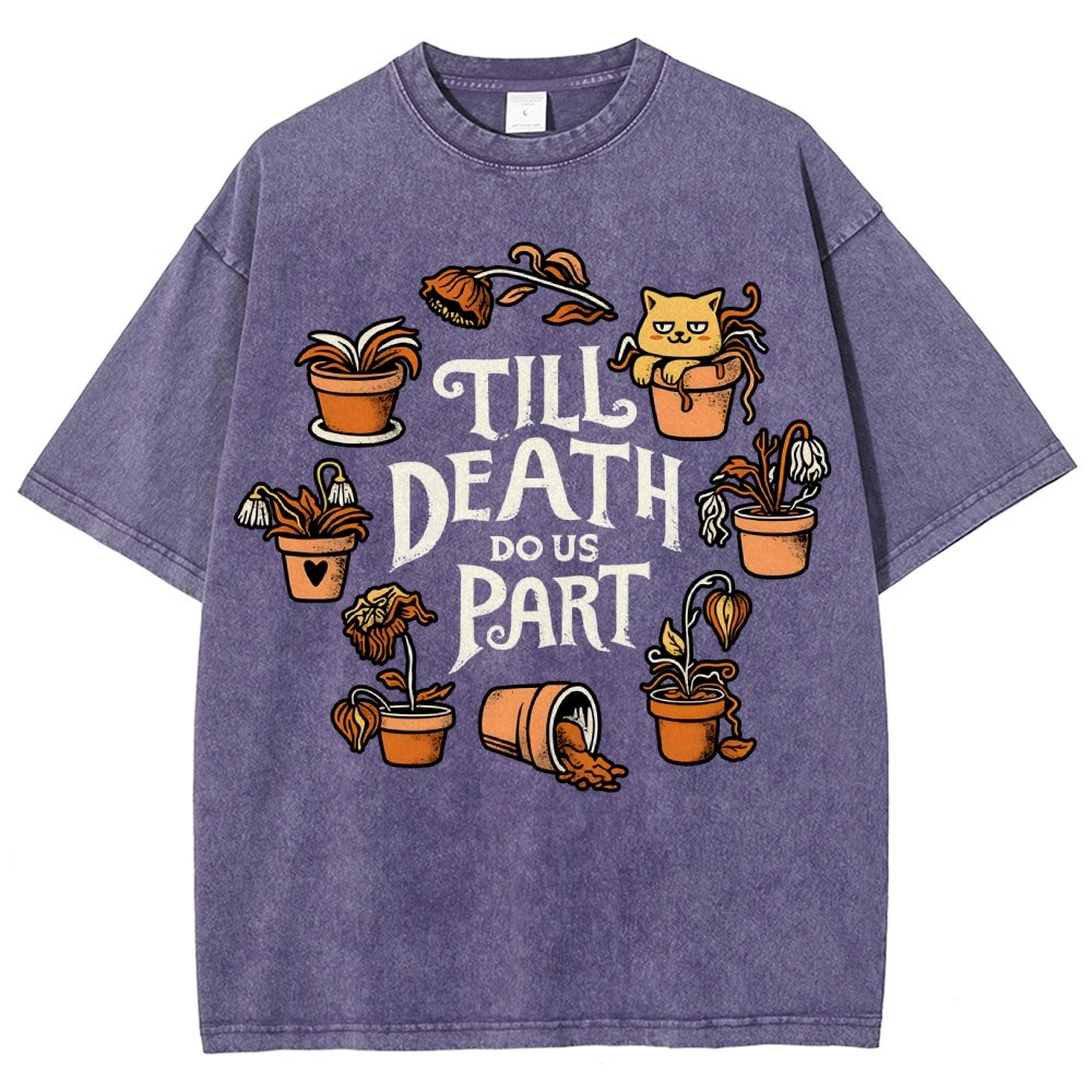 Plant Killer Love Vintage Distressed T-shirt