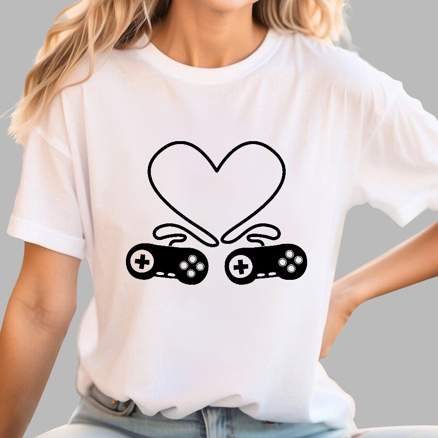 Valentine's Day Gamer Nerd T-Shirt